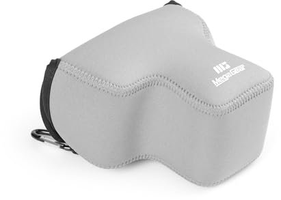 MegaGear Neoprene Camera Case for Fujifilm X-S20 (18-55mm) - Stylish and Protective Digital Photography Bag - Gray