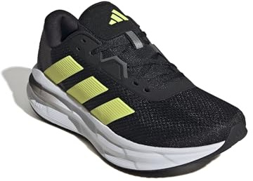 adidas Herren Galaxy 7 Running Shoes, core Black/Pulse Lime/Grey Five, 46 2/3 EU