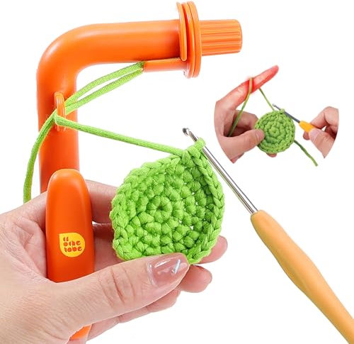 Crochet Helper for Beginners - 3 in 1 Magic Rings Tool, Yarn Tension Regulator and Guide