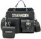 Steve Madden Bevelyn Utility Pocket Convertible Crossbody Bag, Schwarz, Einheitsgröße
