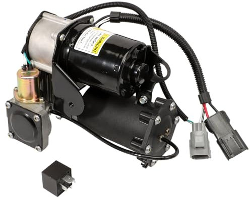 Effitnee Air Suspension Compressor Pump Hitachi System LR023964 for 2005-2009 LR3 / 2010-2013 LR4 6 Pins Connector LR044360 LR015303