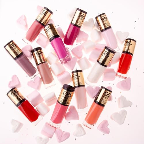 Eveline Cosmetics Gel Laque Schnelltrocknender Nagellack - Langanhaltender Gel-Effekt Ohne UV/LED Lampe