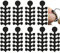 Zghhc 100pcs Hook Stops Rubber Shank Beads Connect Hook Beads Plastic Earring Stopper Hook Stops Carp Fishing Accessories