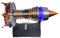 WoondXpuzzle TR900 Functional Engine Model Kit That Works, Simulated Functional Turbofan Aircraft Engine Model with LED Light, Science Tools, 50 Pieces, Rechargeable Version