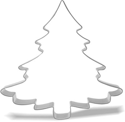 Keewah Ausstechform Weihnachtsbaum 12,7 cm Edelstahl