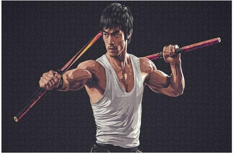 Bruce Lee Puzzles Für Erwachsene Kinder - Familienspaß 1000pian Puzzles Für Erwachsene Teenager DIY Home Entertainment Spielzeug 1000 PCS