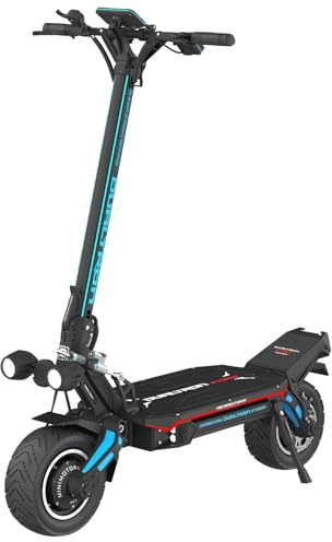 Minimotors - Dualtron Storm Limited 84 V / 45 Ah Elektroroller für Erwachsene, 500-W-Motoren, Reichweite Bis zu 180 km, 20 km/h, schnell, leistungsstark und komfortabel, Schwarz