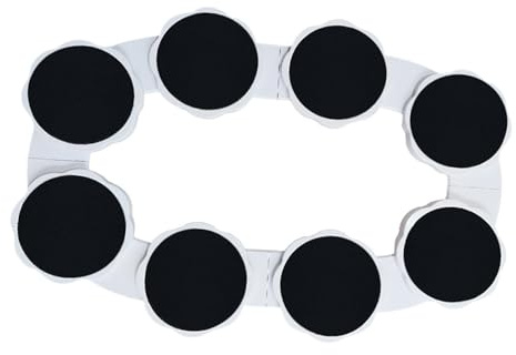 KiBcsLic 8 Piezas Bandeja Giratoria Base Rotatoria para Comida Plato Organizador Servidor de Mesa Que Gira 360 Grados Adecuado para El Comedor Y La Cocina, 100.5 X 51.5 Cm