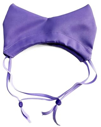octg Jayus Ear Protection Pet Bathing Adjustable Cats Ears Cover Guard Waterproof Pet Shower Cap for Puppy Small Bath Protector (Purple)
