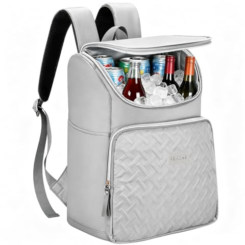 VINATO 17L Kühlrucksack Thermo Bierrucksack, Große Kühltasche Rucksack | Groß, Wasserdicht, Auslaufsicher, 17L Fassungsvermögen, Gepolstertes Rückensystem, Ideal für Camping Wandern Einkaufen