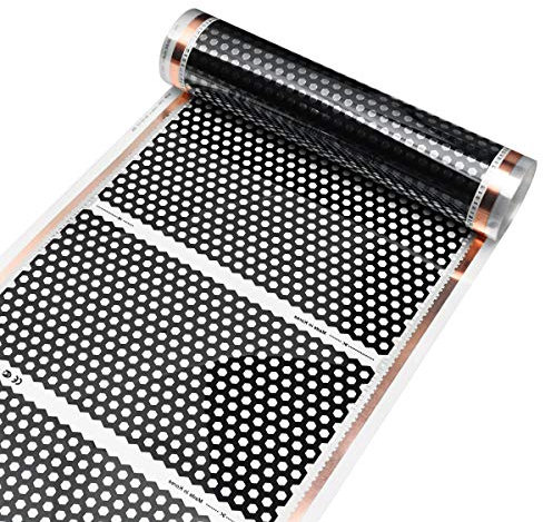 TuToy 50Cm 4M Floor Heating Film Infrared Underfloor Film Pads Honeycomb Reticulated 220V