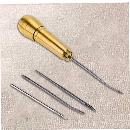 AMOYER Schuhe Reparatur-Werkzeug-Sets Segeltuch-Leder Nähnadeln Ahle Hand Stitching Taper Nadel Professionelle Nähzubehör