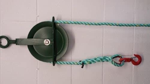 Gin Wheel Kit Polysteel Rope 40 metres complete with1.5T red safety catch swivel