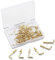 SPEEDWOX 100PCS Right Angle Screws Hook 5/8 Inch, Screw-in Square Bend Hooks, L Shape Nail Hook Fastener Accessories with Storage Box for Home, Office and Workplace