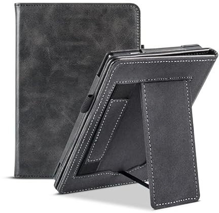 EMFYL 1fortunate étui Housse de Sommeil for liseuse Onyx Nova 3, étui for Livre électronique avec Support for Onyx BOOX Nova3 (Couleur : Noir)