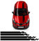 NIAVIS 4 Stück Motorhauben-Aufkleber Motorhaube Streifen Dach Racing Sport Body Decal, für Renault Clio Zoe Twingo Megane RS Sandero Zubehör