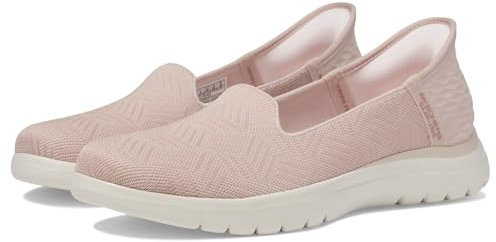 Skechers Chaussures à Enfiler pour Femme, Rose poudré, 39 EU