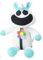 wiztex Smilling Critterr Plüsch für Kinder – 30 cm weich gefülltes Katzenschläfchen-Plüschtier – warmes Kuscheltier Geschenk für alle Fans (Blanco)
