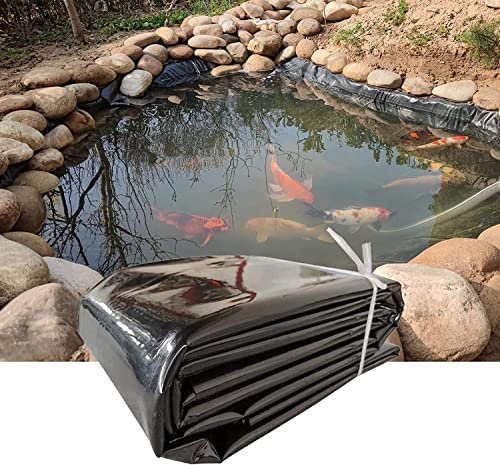 PRMTYUP 8x9m/26x29.5ft,Teichfolie, Hdpe, Uv-BestäNdig, Ideal FüR Koi- Und Fischbecken, Brunnen Und BäChe, Flexibel Und UndurchläSsig FüR VerstäRkte, Langlebige Landschaftsgestaltung.