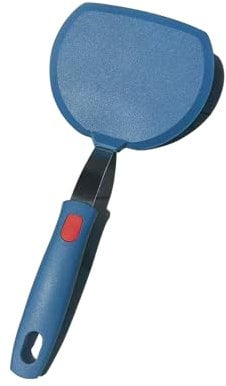 Espátula para panqueques, espátula de silicona resistente al calor para utensilios de cocina antiadherente, espátula redonda para huevo para tortilla, espátula flexible para cocina, apta para