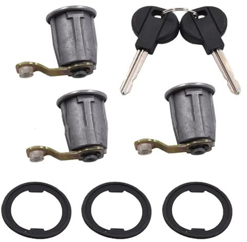 Actionneur Verrouillage Pour Citroen Pour Partner Pour Berlingo Pour Xsara Pour Picasso 96-07 96244156 Ensemble Cylindres Serrure Porte À Barillet Avec 2 Clés 9170G3 252522 Actionneur Serrure Porte