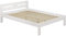 Erst-Holz® Massivholzbett weiß Kiefer Jugendbett 120x200 Einzelbett Futonbett mit Rollrost 60.64-12 W