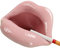 Wang-Data Kreativer Keramik-Zigarettenaschenbecher mit Lippen, modische Heimdekoration (Rosa)