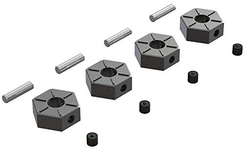 Hexagonal metal wheel, 12 mm (4)