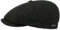 Stetson Hatteras Shetland Wool Flatcap - Schirmmütze Herren - Schiebermütze aus Wolle - Innen mit Baumwolle gefüttert - Herrencap Herbst/Winter schwarz 58 cm