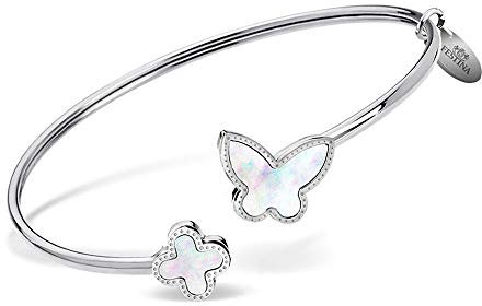 Festina Armreif Schmetterling F30000/1 Edelstahl silber Damen Armband JLS30000-1