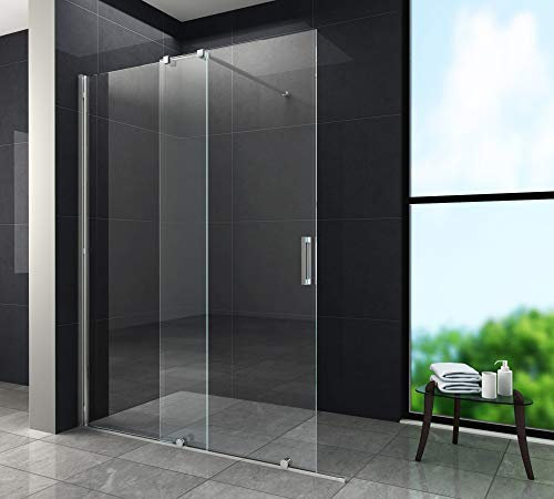 Glasdeals Inh. Lars Apitius Schiebetür-Duschwand 8 mm TRAVERSO 160 x 200 cm