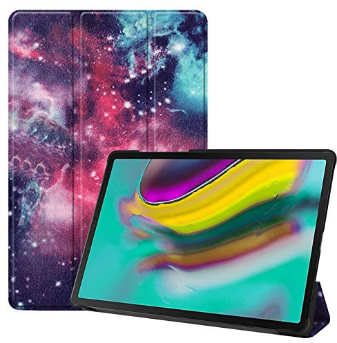 Lobwerk Hülle für Samsung Galaxy Tab S5e SM-T720 10.5 Zoll Smart Cover Etui mit Standfunktion und Auto Sleep/Wake Funktion