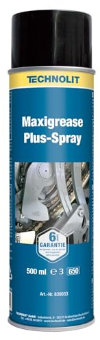 TECHNOLIT Maxigrease Plus 400g | Haftschmierfett Systemkartusche | Extrem-Schmierfett für Fettpresse | -30 bis +110 °C | Grün fluoreszierend | NLGI 2 | Salzwasserbeständig