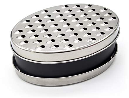 Kunovo Cheese Grater With Airtight Storage Container,Graters for Kitchen,Box Grater Cheese Shredder Lemon Zester Grater,Hand Grater Stainless Steel for Food and Vegetable