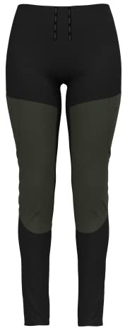 Odlo Damen Leggings Ascent, Black - deep Depths, XS