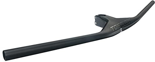Voll Carbon Fahrradlenker MTB Rennrad ​Lenker Integrierter Lenker mit Vorbau 600/620/640/660/680/700/720/760mm, Vorbau Grifflänge70/80/90/100mm 28,6mm,80mm stem,760mm