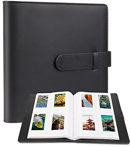 Album photo 256 photos pour appareil photo Fujifilm Instax Mini/Polaroid 5,1 x 7,6 cm, album photo 5,1 x 7,6 cm pour appareil photo instantané Fujifilm Instax Mini 11 12 evo 9 90 70 40 8 et film