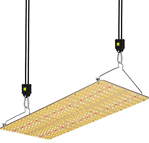 Senelux Latest SE-2000 LED Grow Light with Samsung LM301B Diodes & Brand Driver Dimmable Lights Sunlike Full Spectrum for Hydroponic Indoor Plants Veg Flower
