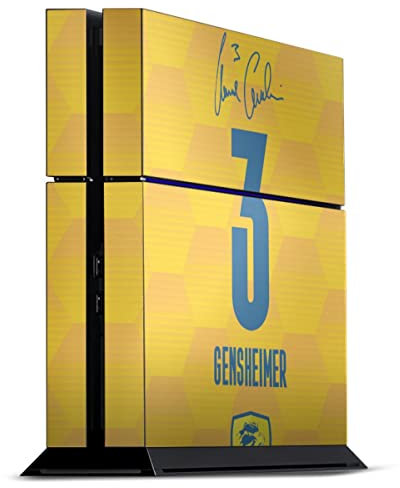 DeinDesign Skin kompatibel mit Sony Playstation 4 Folie Sticker Rhein-Neckar-Löwen Handball Gensheimer
