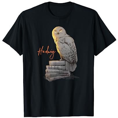 Harry Potter Hedwig Books Painted T-Shirt