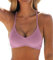 CUPSHE Haut de bikini pour femme avec bretelles spaghetti et col en V, rose, Taille XS