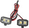 RiToEasysports RC Autoscheinwerfer, 4 LED Weiße Beleuchtung Farbe RC Auto Frontscheinwerfer Lampengruppe für 1/10 Axial SCX10 90046 RC Auto Automodellzubehör Modellspielzeug