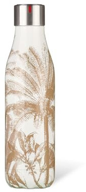 LES ARTISTES Paris A-4247 Bottle'Up, Thermos 500 ml, Gourde isotherme sans BPA, Réutilisable, Garde au chaud 12h et au froid 24h, Acier Inoxydable, Design Indian