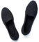 Puxowe Damen Ballerina Flache Schuhe Runde Zehe Strick Kleid Schuhe Niedriger Keil Slip On Ballerina Walking Flats für Frauen Bequem 37 EU Black