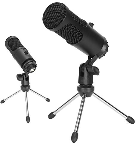 ASHATA Kondensatormikrofon, USB-Stick des Laptops für /-Nieren-Tonabnehmer 30Hz - 20KHz DC5V A6, Professionelles Studio-Nierenmikrofon