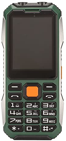 2G-Seniorenhandy mit Großen Tasten, 2,4-Zoll-HD-Bildschirm, Dual-SIM, Entsperrt, für Senioren (Grün)