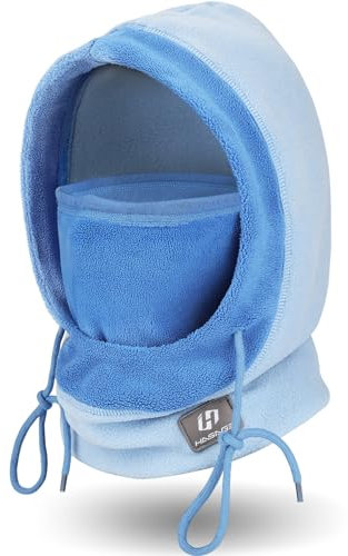 GXCROR Warme Fleece Sturmhaube Winddichte Skimaske Gesichtshaube Balaclava Motorrad Sturmhaube Winter Unisex