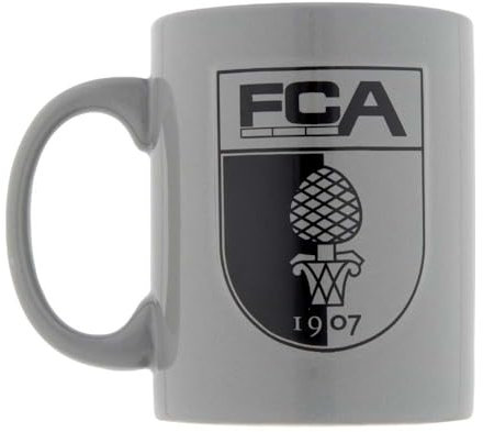FC Augsburg FCA Tasse Becher Kaffeetasse ** 1907 ** dunkelgrau