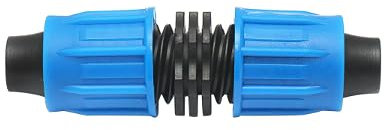 Raccordo/Manicotto/Connettore tubo irrigazione 16 x 16 mm. Raccordo Ala Gocciolante 16 x 16 mm. Breckner Germany