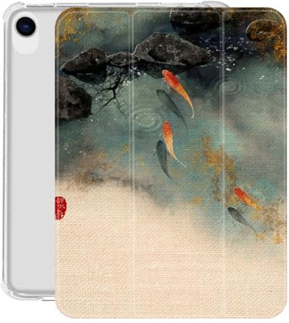 Custodia Compatibile Con Ipad 10A Generazione (2022) 10,9 Pollici, Cover Protettiva Ultra Sottile Con Guscio Posteriore Trasparente Con Portapenne E Funzione Di Spegnimento Automatico - Lag